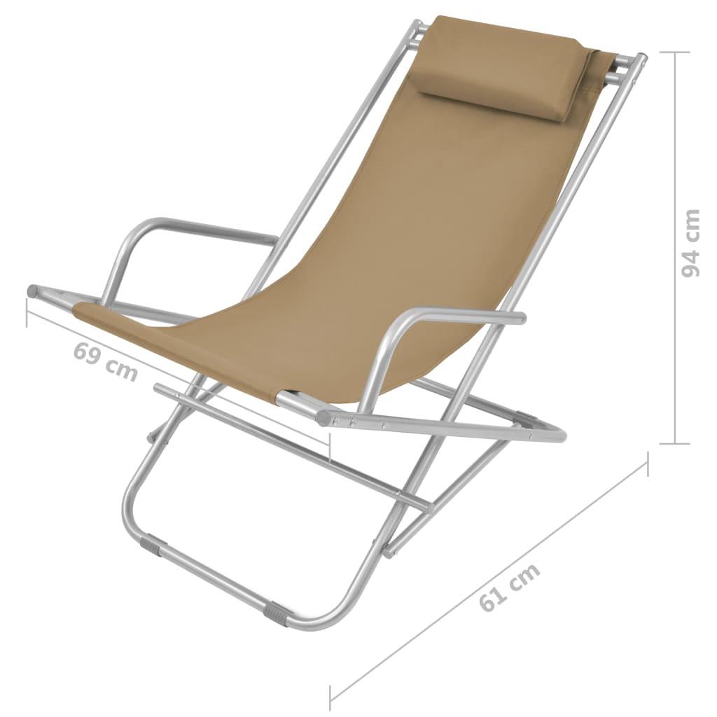 VidaXL Chaise longue  