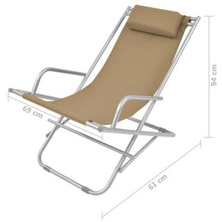 VidaXL Chaise longue  