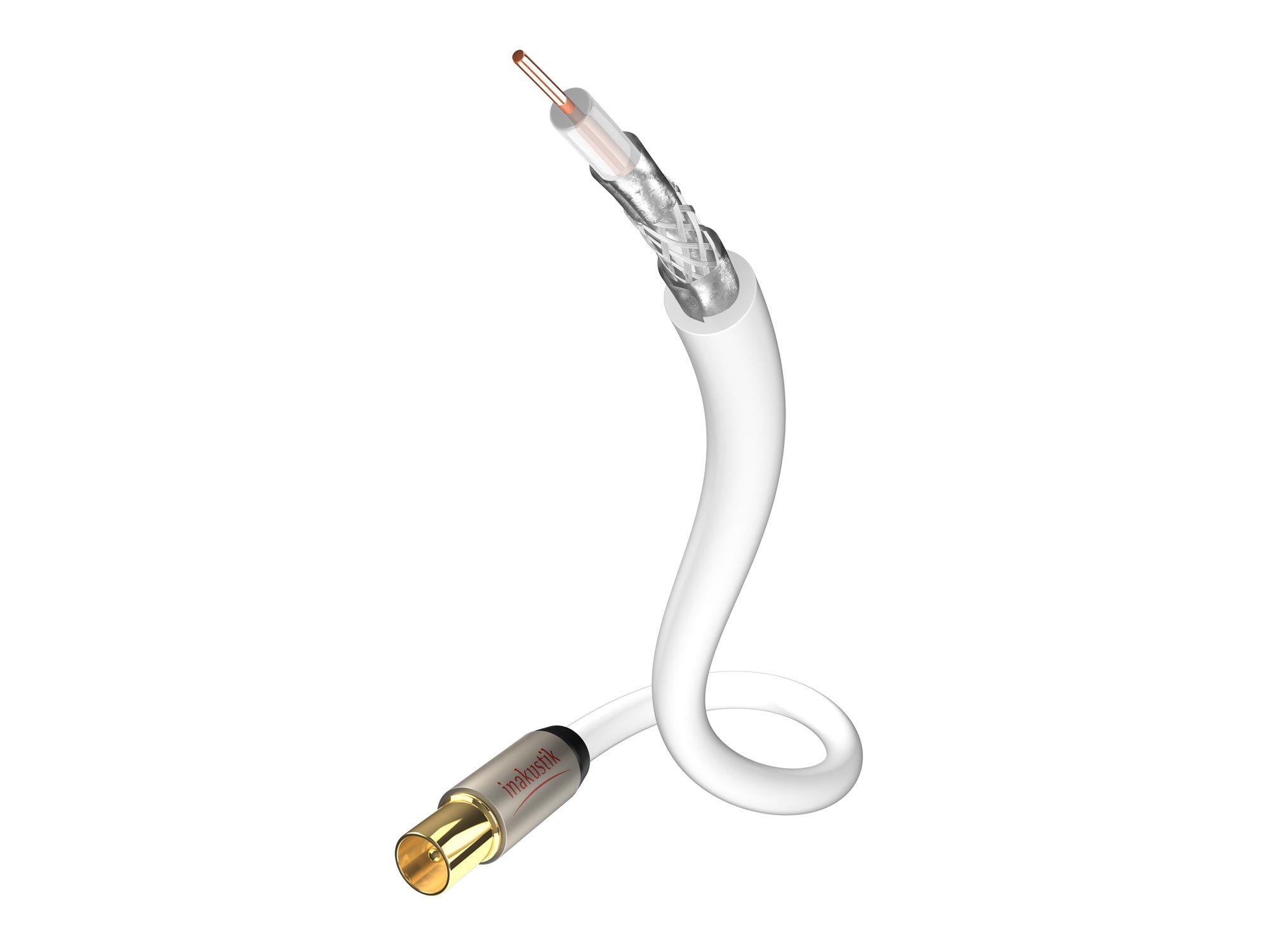 Image of 00426103b Koaxialkabel 3 M Antenna Koax Weiß Unisex Weiss 3 mesi