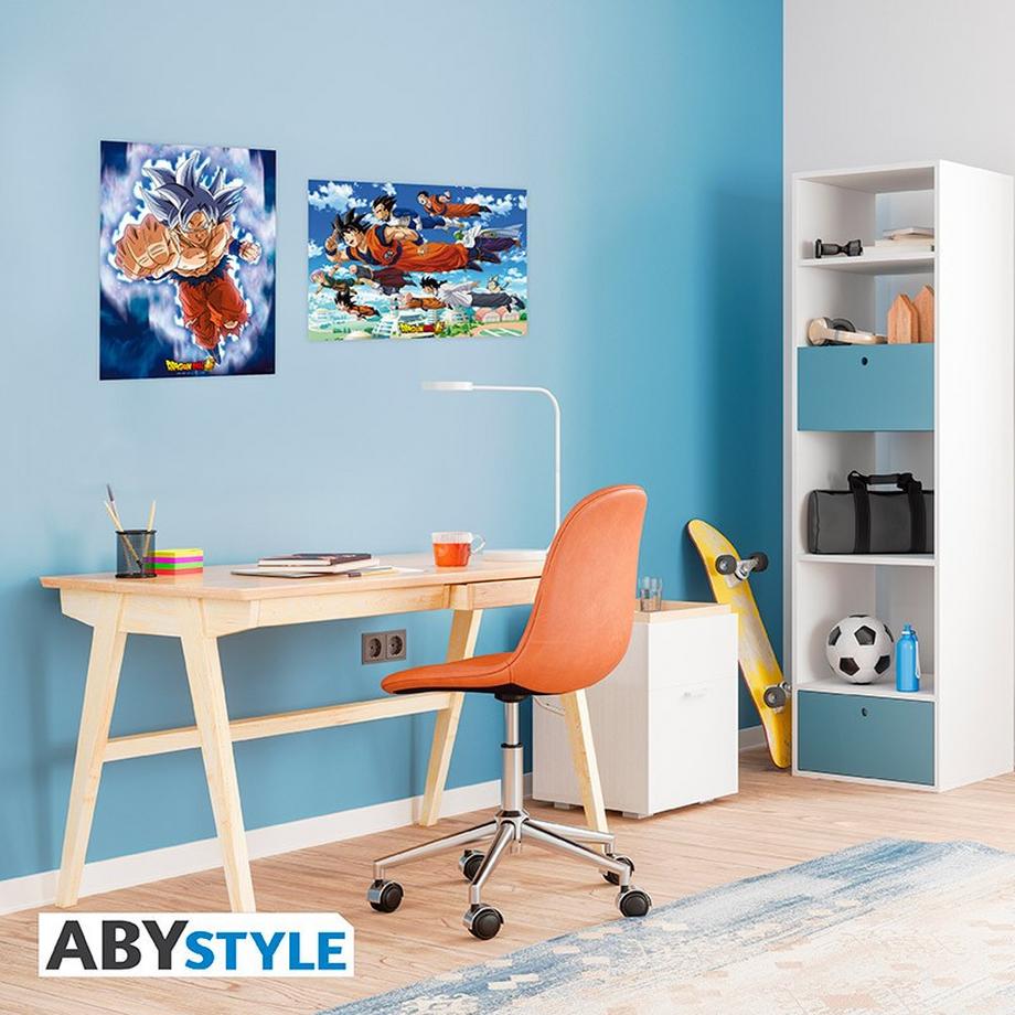 Abystyle  Poster - Packung mit 2 - Dragon Ball - Goku & amis 