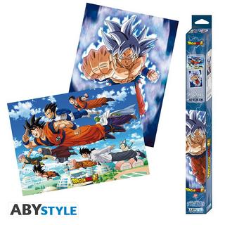 Abystyle  Poster - Pack de 2 - Dragon Ball - Goku & amis 