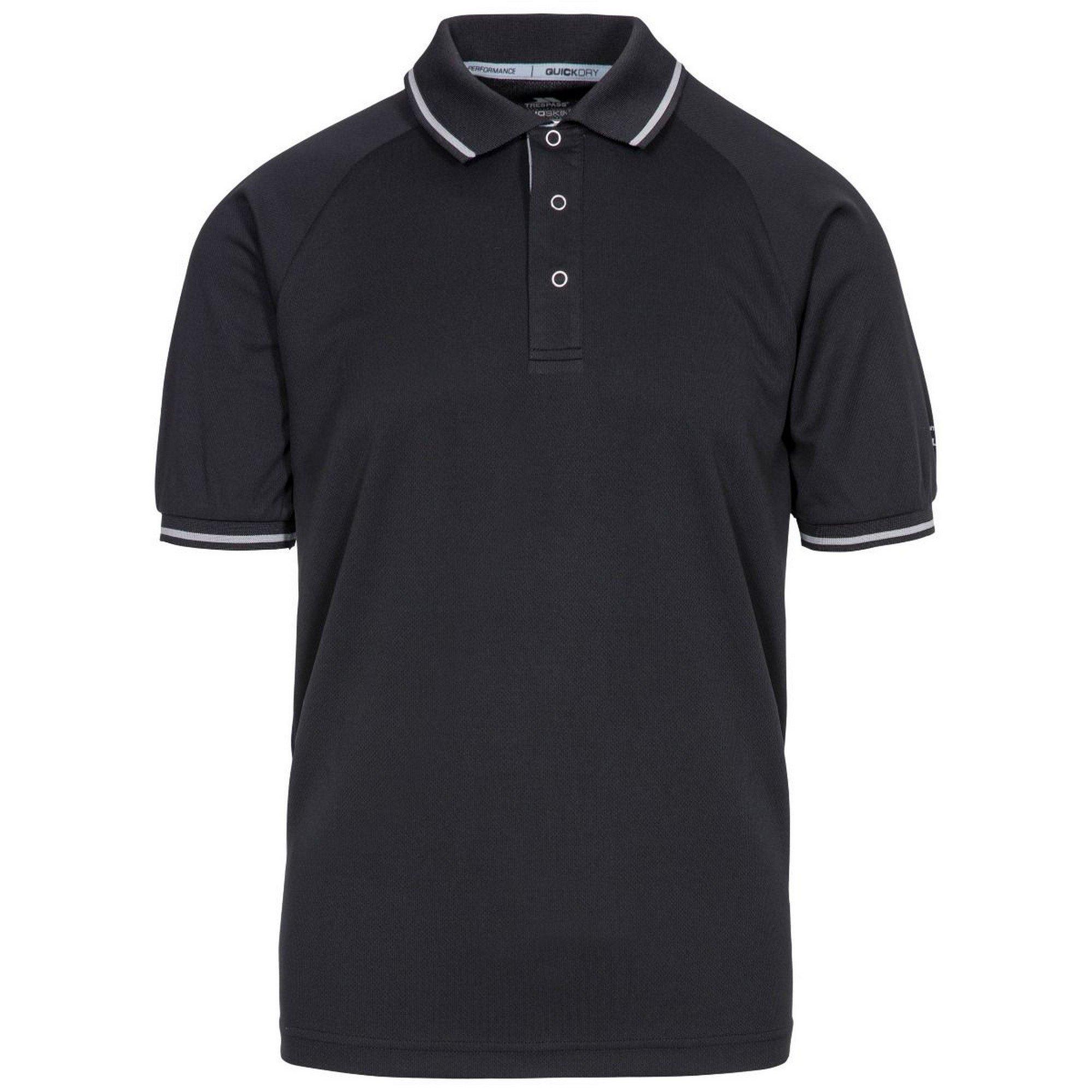 Image of Bonnington Polo Shirt Herren Schwarz XXS