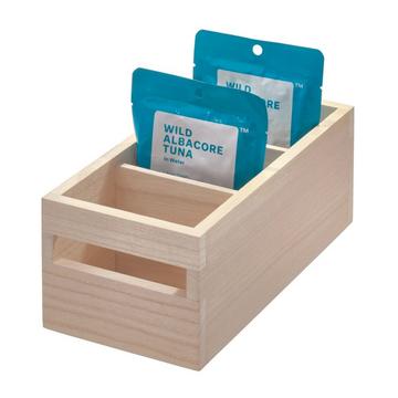 iDesign ECO - Bac de rangement WOOD - avec compartiments