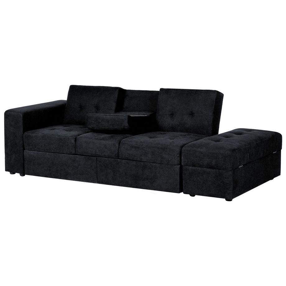 Beliani Schlafsofa aus Stoff Modern FALSTER  