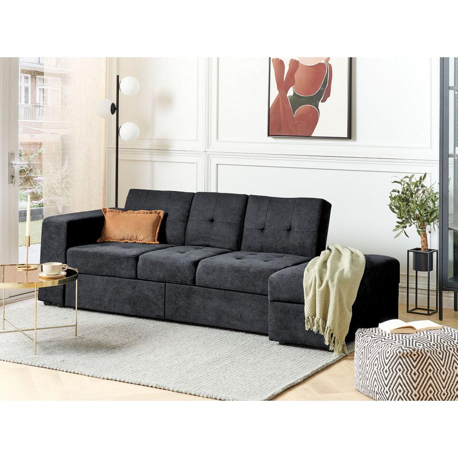 Beliani Schlafsofa aus Stoff Modern FALSTER  