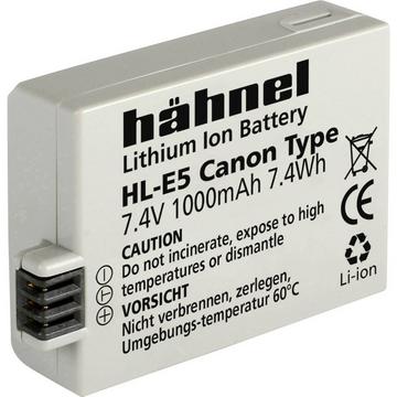 HL-E5 Batteria ricaricabile fotocamera sostituisce la batteria originale (camera) LP-E5 7.4 V 1000 mA