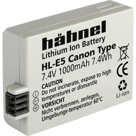 Hähnel Fototechnik  HL-E5 Kamera-Akku ersetzt Original-Akku (Kamera) LP-E5 7.4 V 1000 mAh 