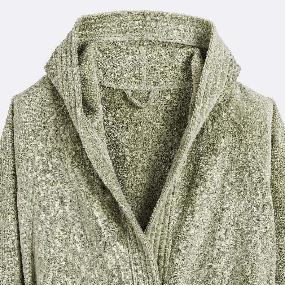 La Redoute Intérieurs Peignoir capuche éponge bouclette 450 gm2  