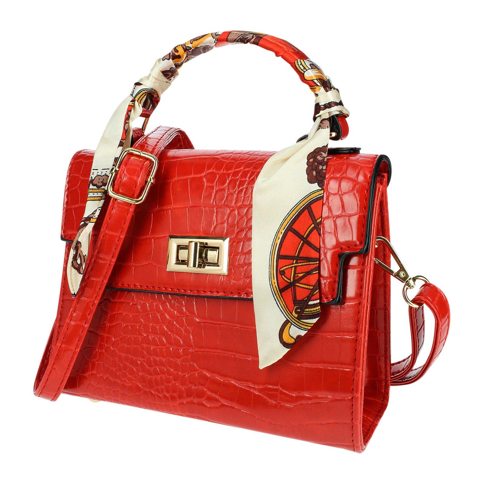 Image of Krokodil Handtasche L'éxotique Damen Rot ONE SIZE