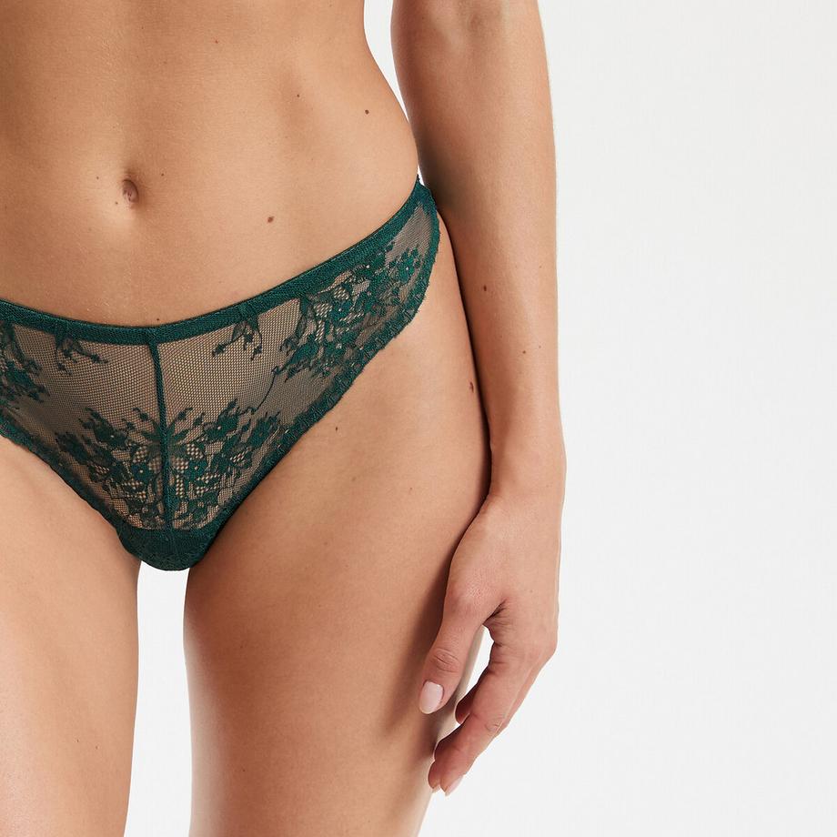 La Redoute Collections Ysandre Signature Tanga tutto in pizzo  
