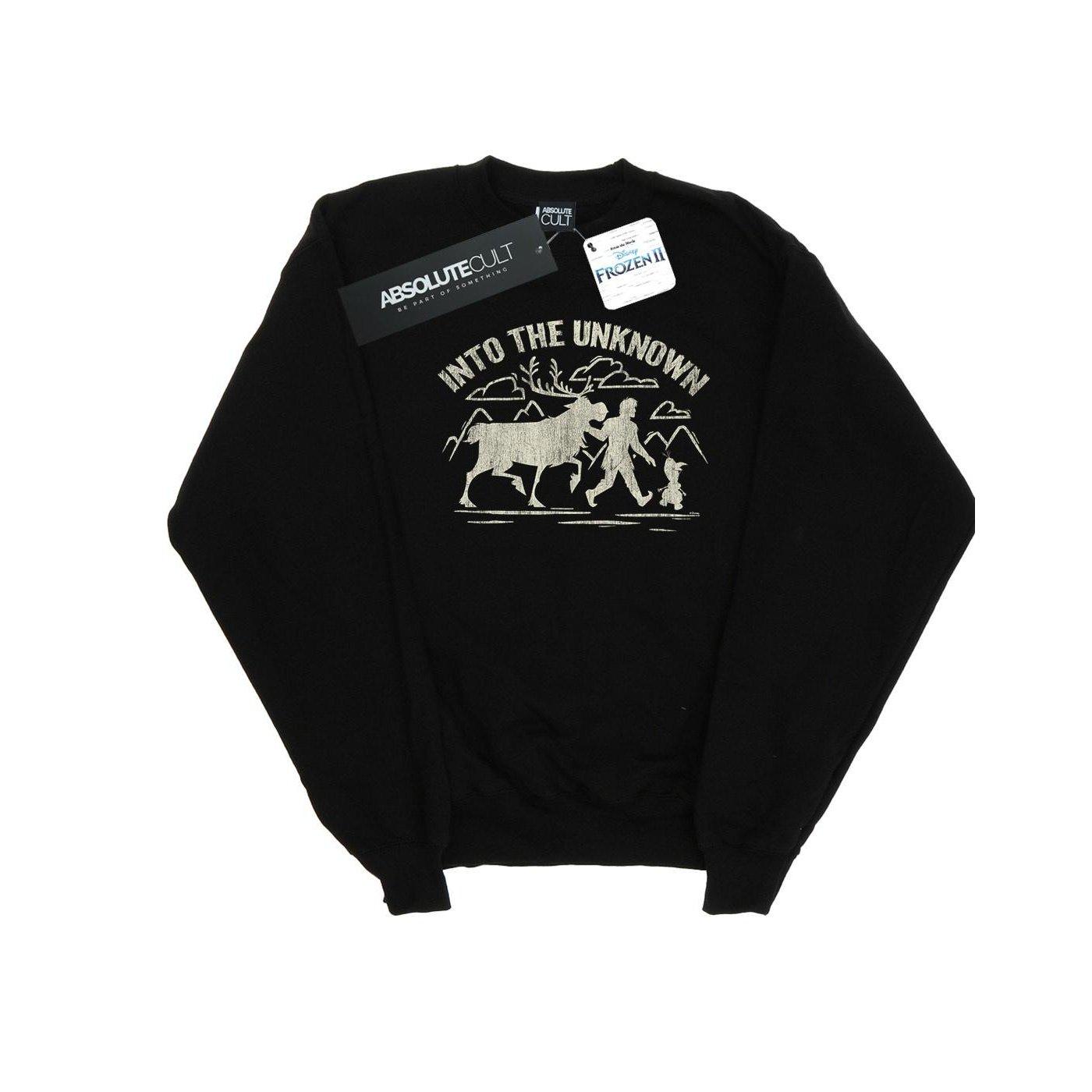 Image of Frozen 2 Into The Unknown Sweatshirt Unisex Schwarz 140/146