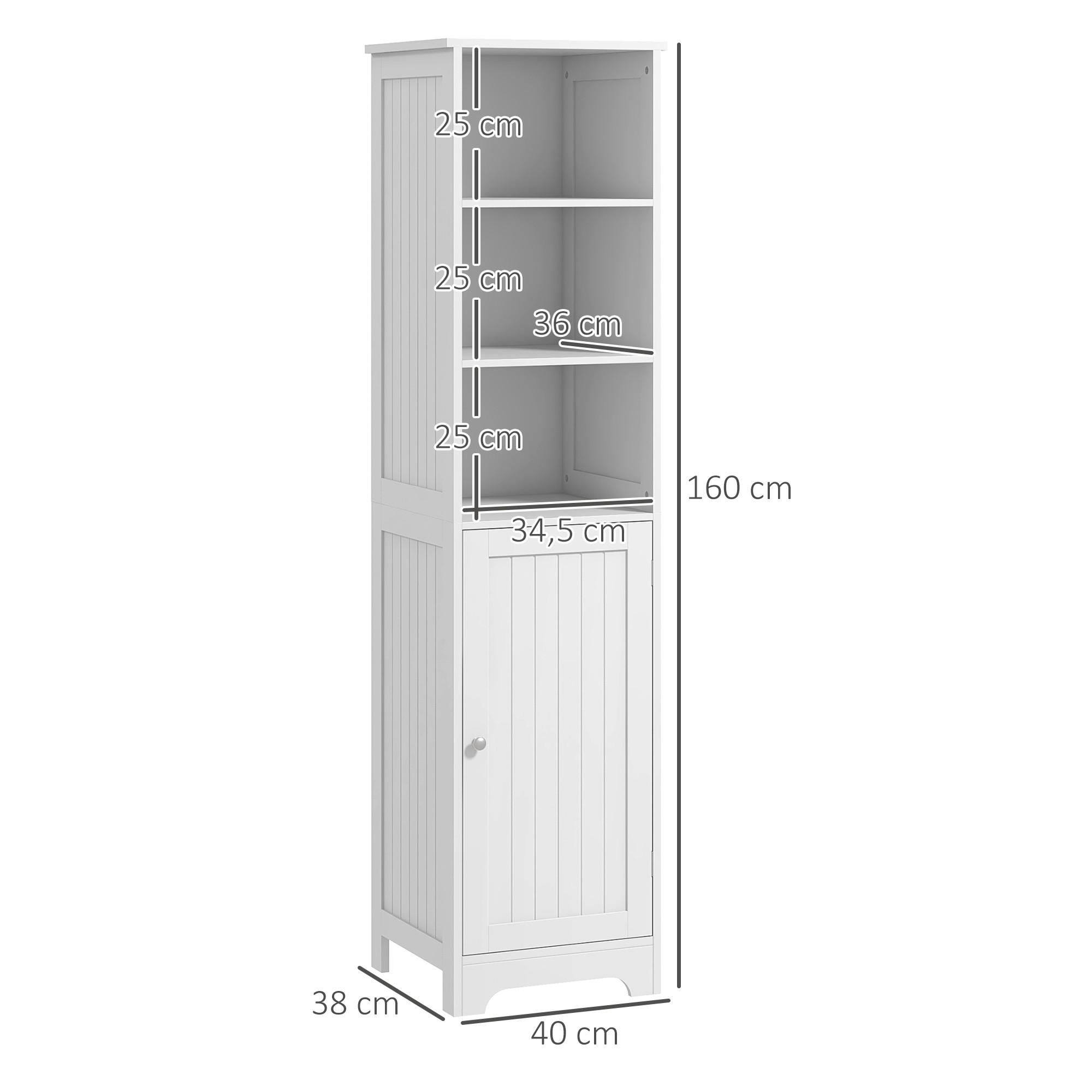 HOMCOM Armoire de toilette  