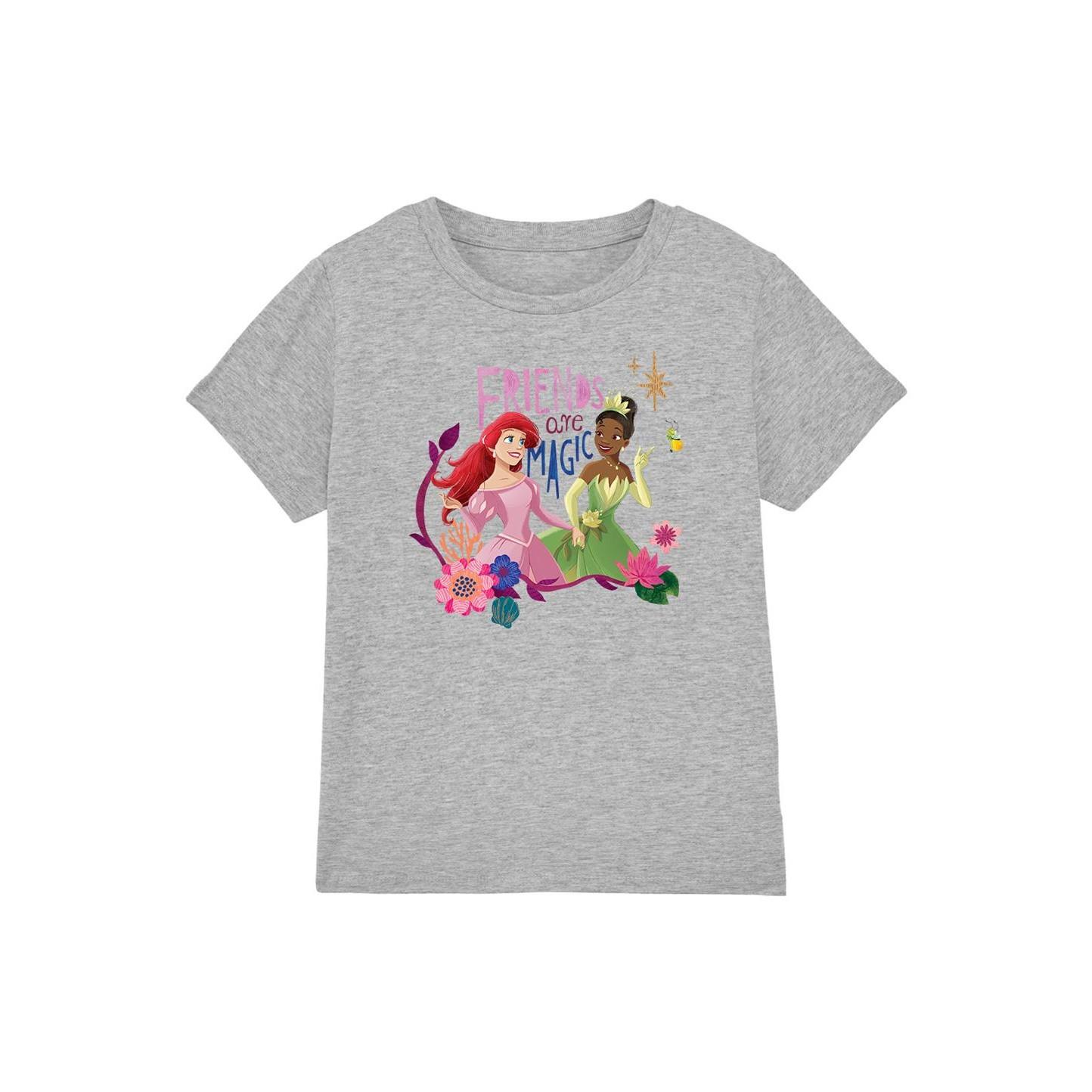 Disney PRINCESS  Tshirt FRIENDS ARE MAGIC Enfant 