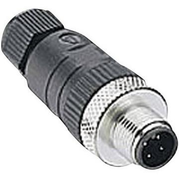 Leitungsstecker, konfektionierbar M12