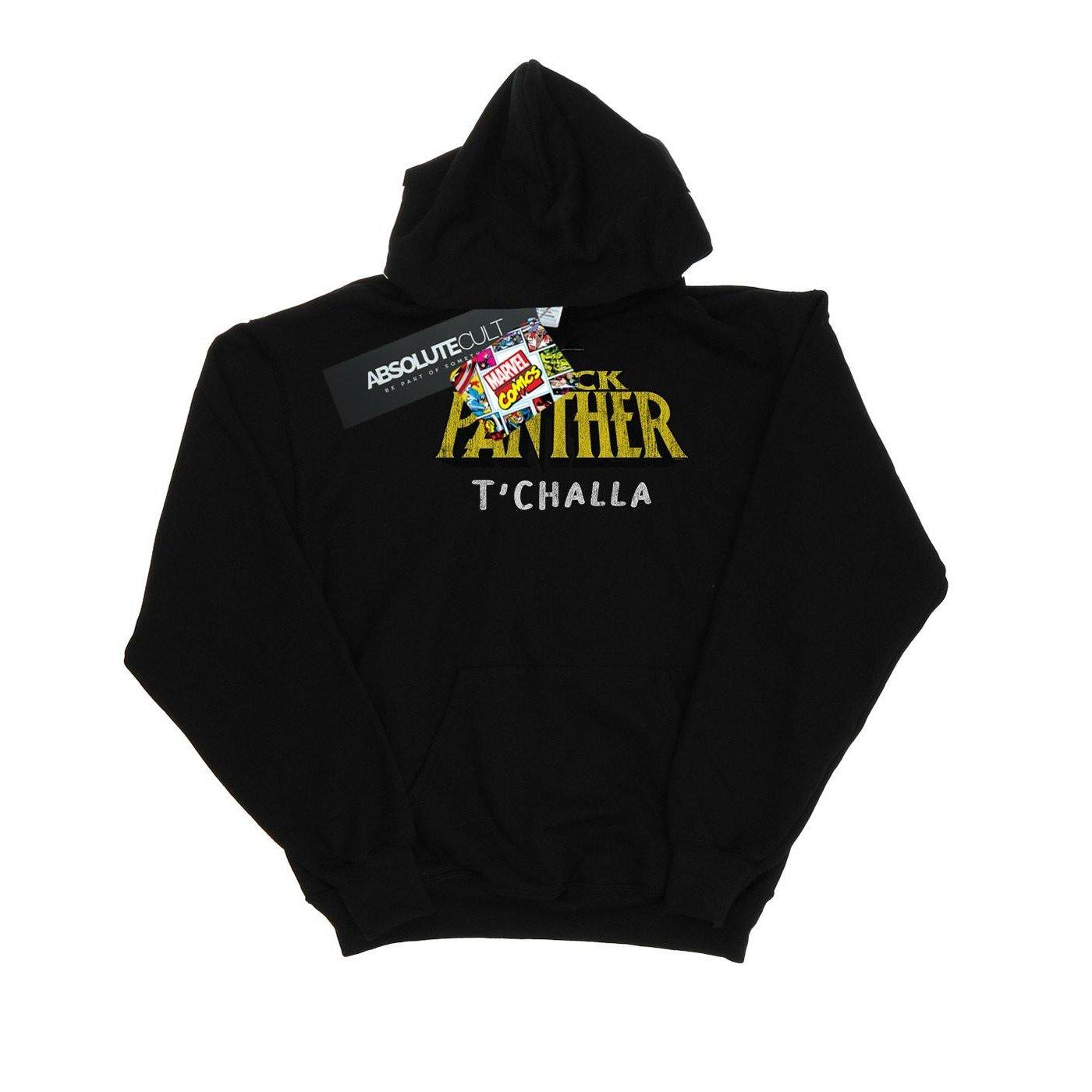 Image of Black Panther Aka T'challa Kapuzenpullover Unisex Schwarz 116