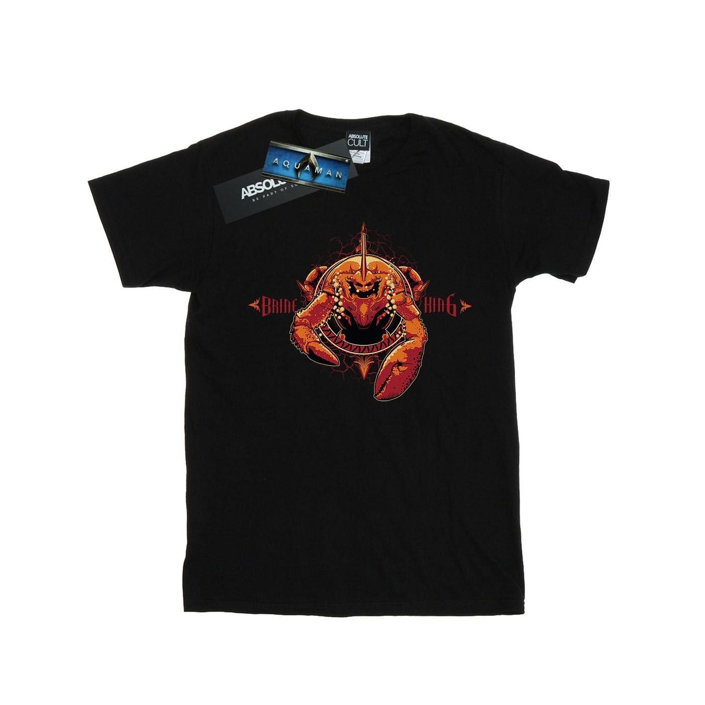 Image of Aquaman Brine King Tshirt Mädchen Schwarz 116
