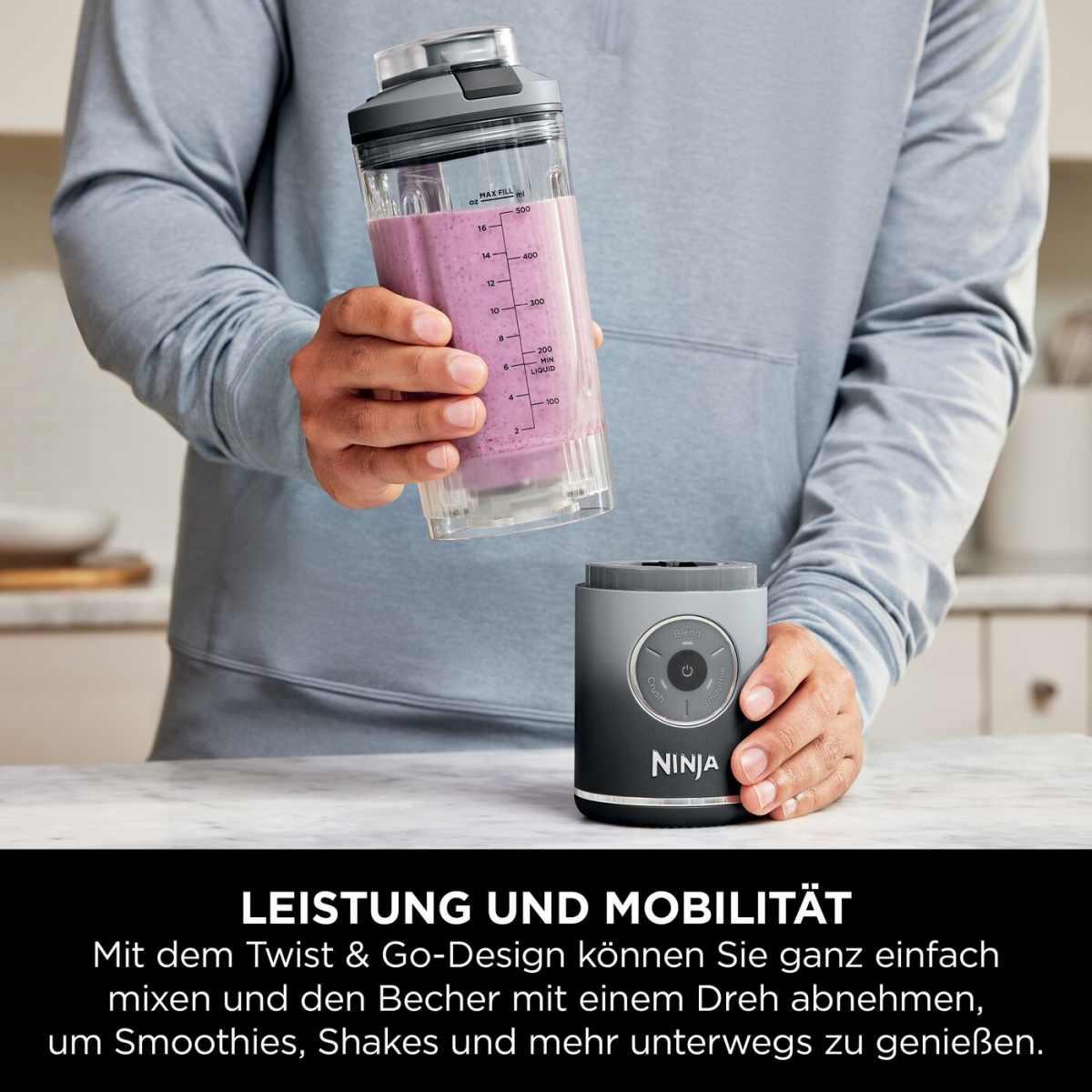 Ninja BC251EUGY Frullatore a batteria Blast Max  