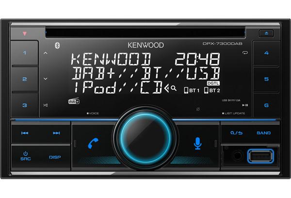 Kenwood  Kenwood Electronics DPX-7300DAB Noir Bluetooth 