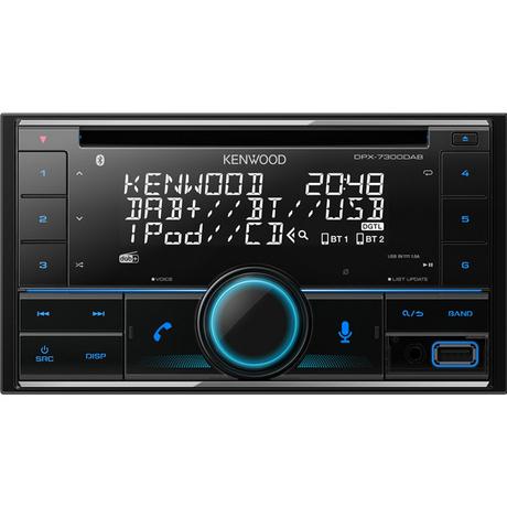 Kenwood  Kenwood Electronics DPX-7300DAB Noir Bluetooth 