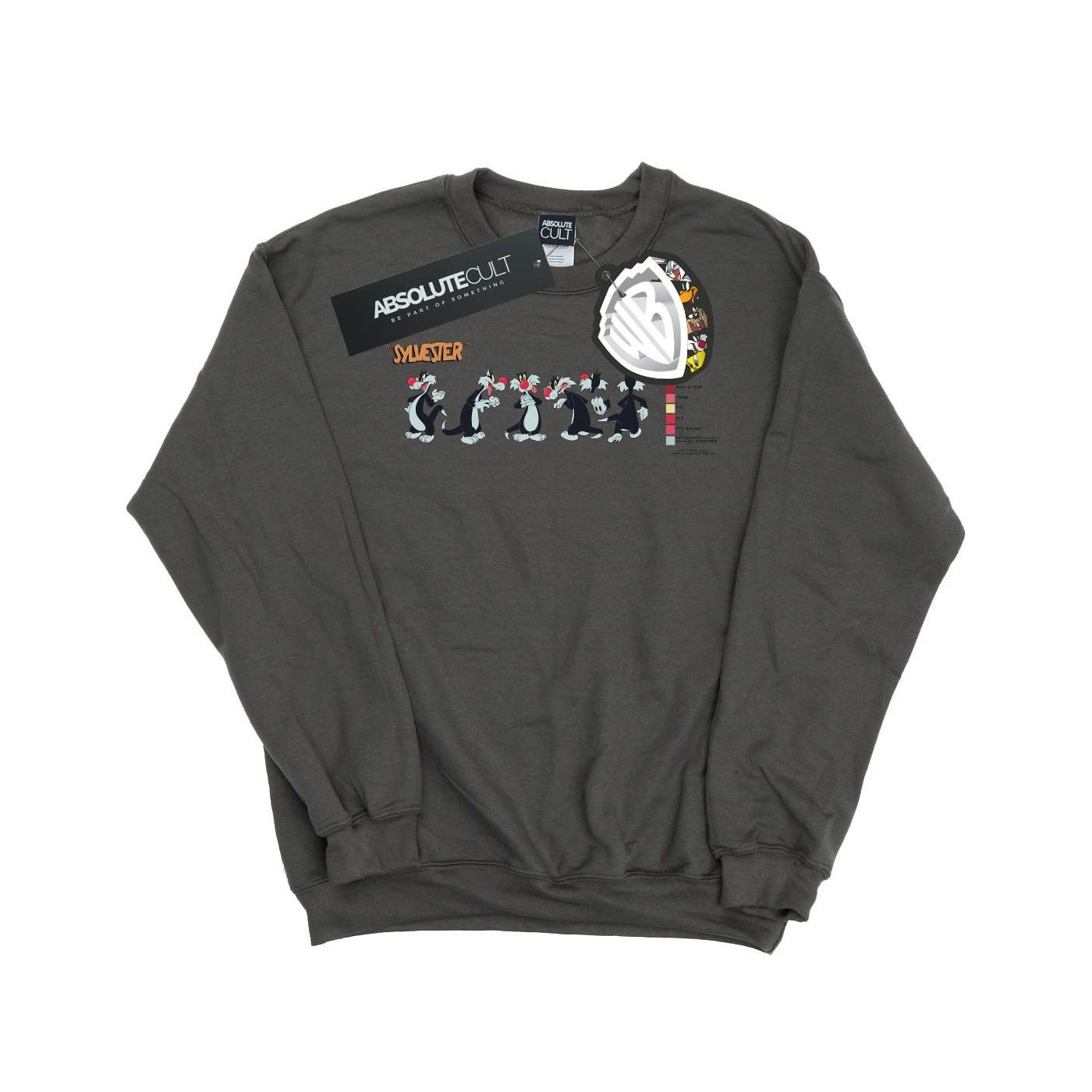 Image of Sylvester Colour Code Sweatshirt Mädchen Charcoal Black 140/146