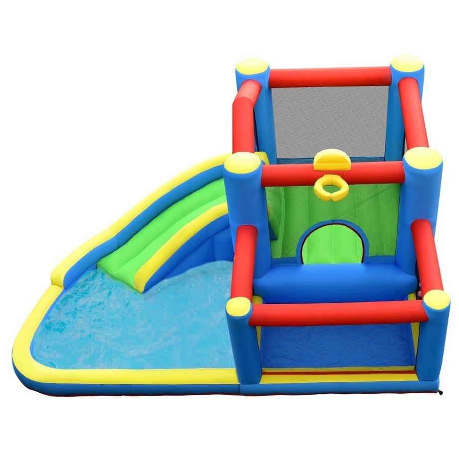 B2X  Parco acquatico da giardino con scivolo gonfiabile per bambini 410 x 310 x 191 cm Colorato 