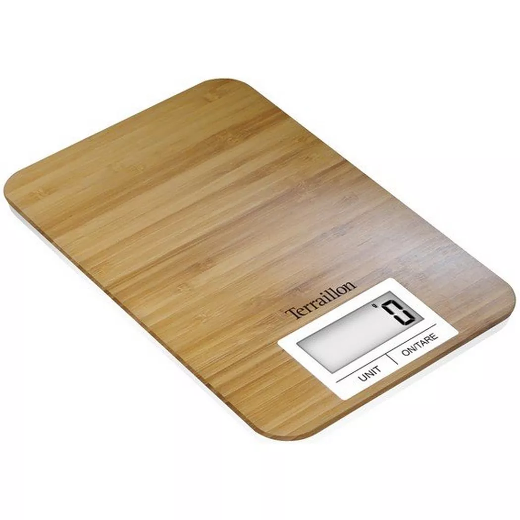Terraillon Bamboo Küchenwaage – braun