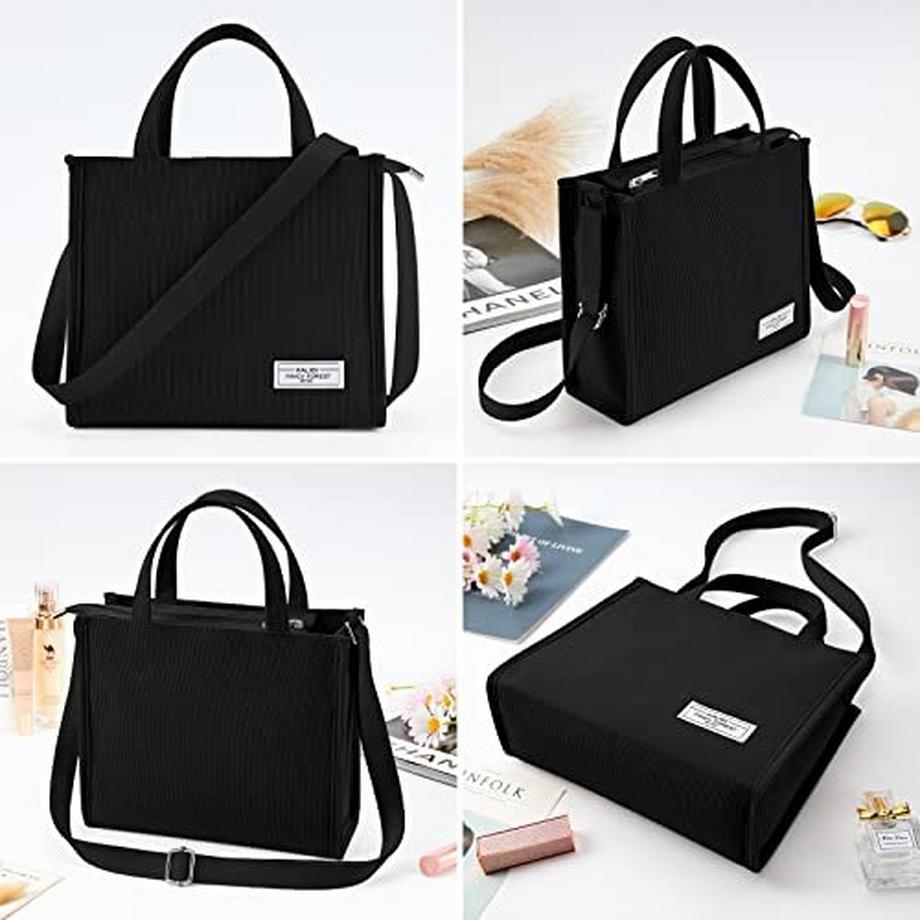 Only-bags.store Cord Tasche Reissverschluss Umhängetasche Handtasche Shopper  