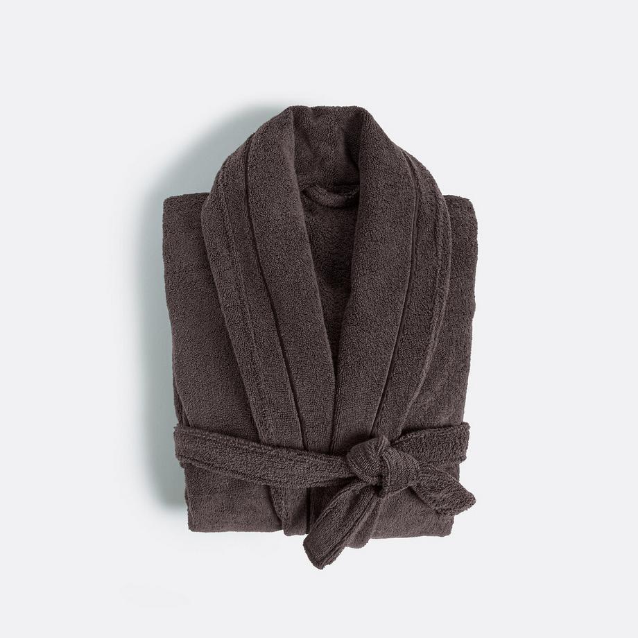 La Redoute Intérieurs Peignoir adulte Col Châle Coton Peigné 400 g/m2  