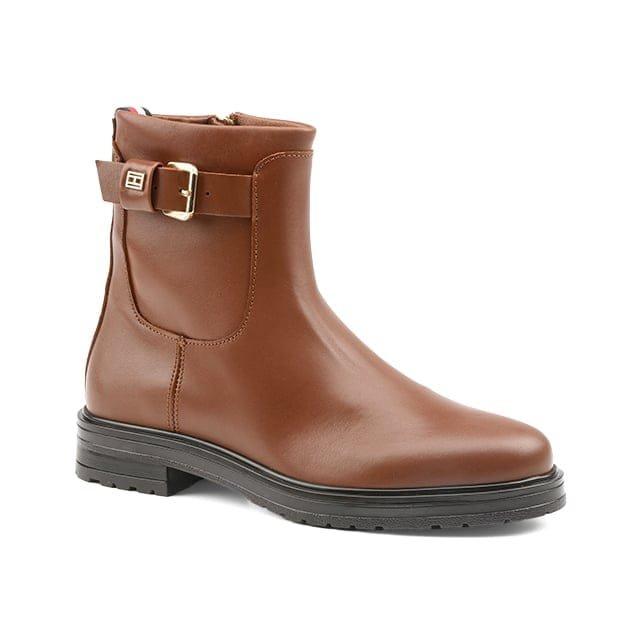 Image of Belt Bootie Leather-37 Damen Cognac 37