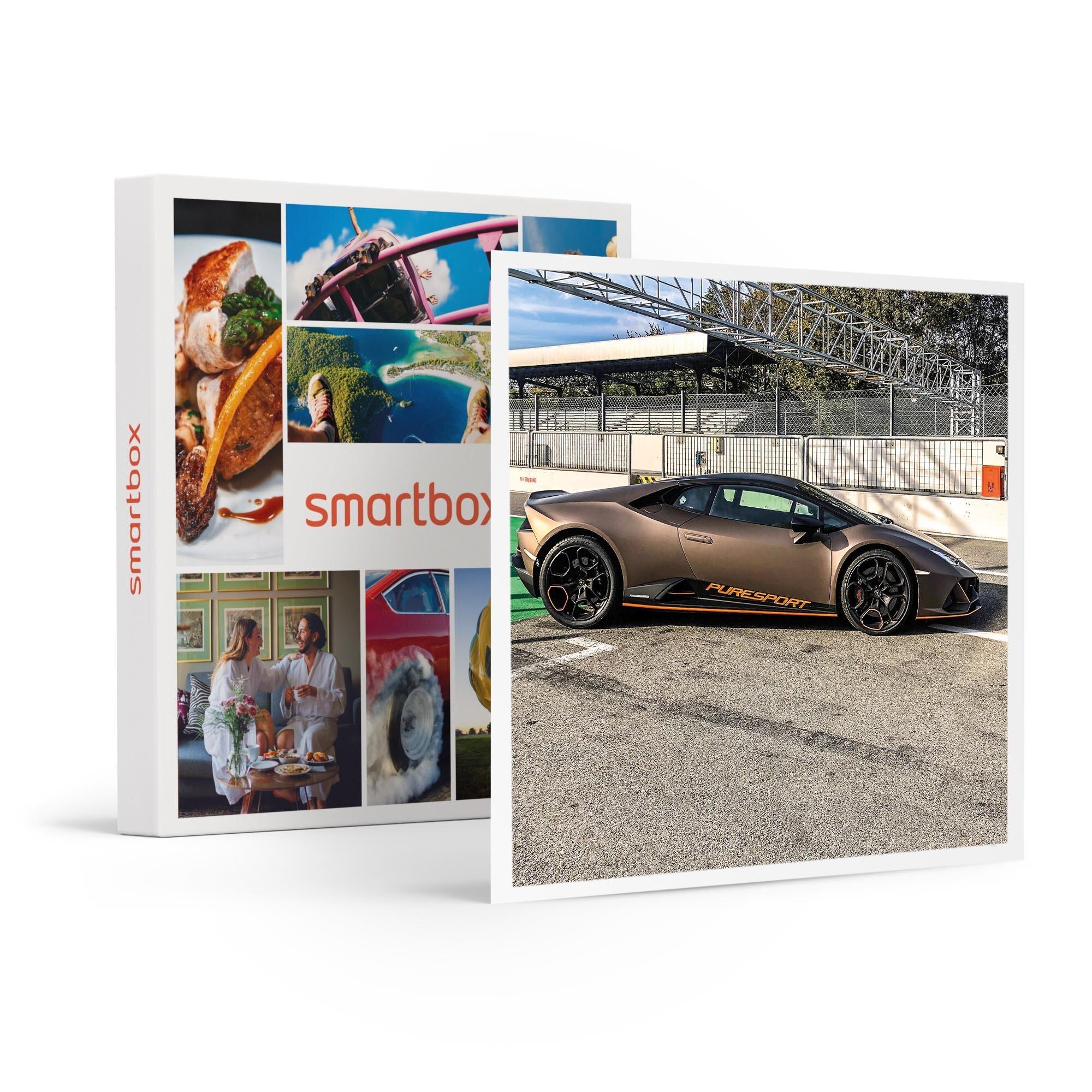 Image of Lamborghini Huracán Evo Auf Der Strecke: 1 Runde Auf Der Rennstrecke Von Mugello - Geschenkbox Unisex