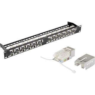 Renkforce  Panneau de brassage Rnekforce modulaire 24 ports Keystone modulaire 45° 