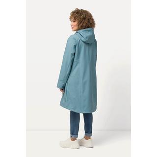 Ulla Popken  Veste longue Softshell HYPRAR, capuche et matière déperlante 