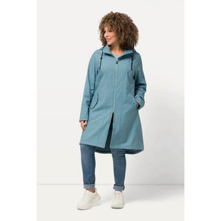 Ulla Popken  Veste longue Softshell HYPRAR, capuche et matière déperlante 