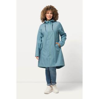 Ulla Popken  Veste longue Softshell HYPRAR, capuche et matière déperlante 