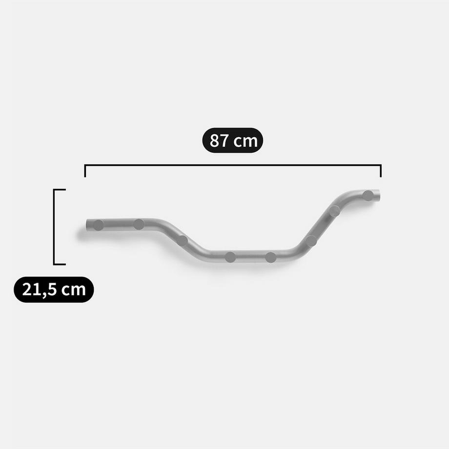 La Redoute Intérieurs Wandgarderobe Tubi mit 8 Haken  