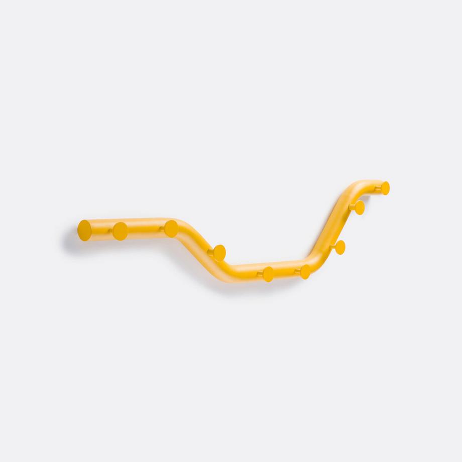 Wandgarderobe Tubi mit 8 Haken