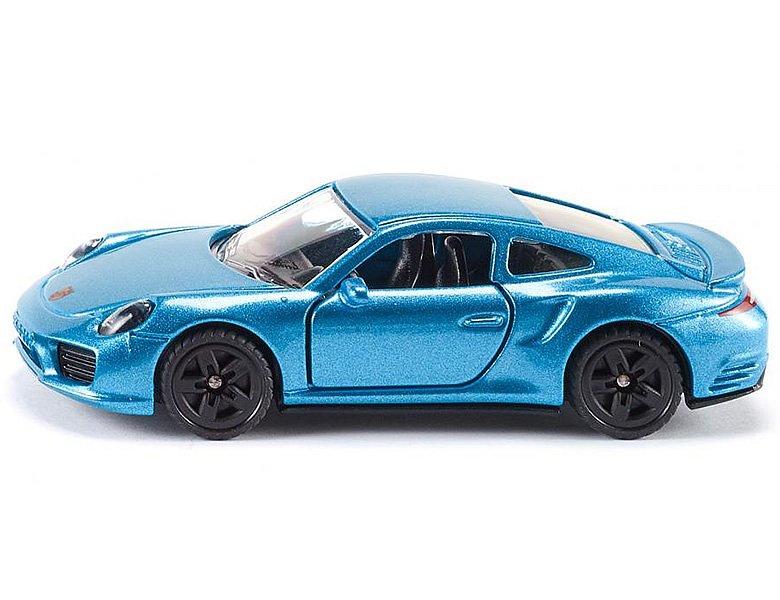 Image of 1506, Porsche 911 Turbo S, Metall/Kunststoff, Blau, Spielzeugauto für Kinder, Öffenbare Türen