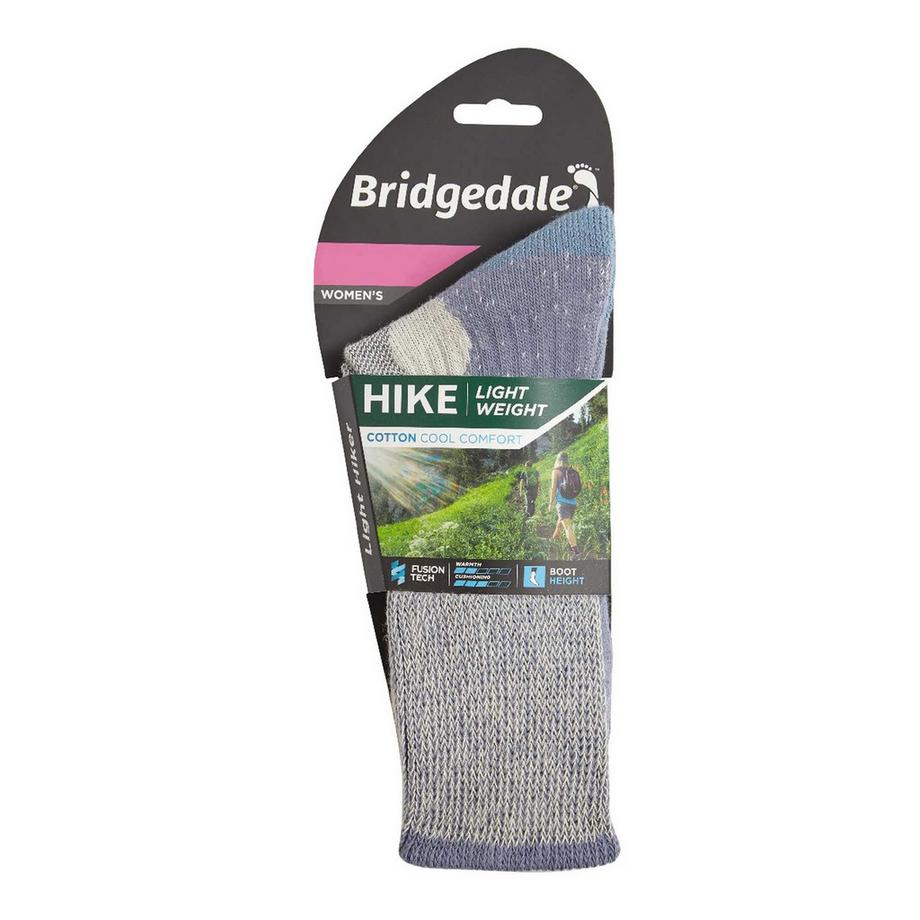 Bridgedale  Chaussettes de randonnée légères en coton rembourrées 