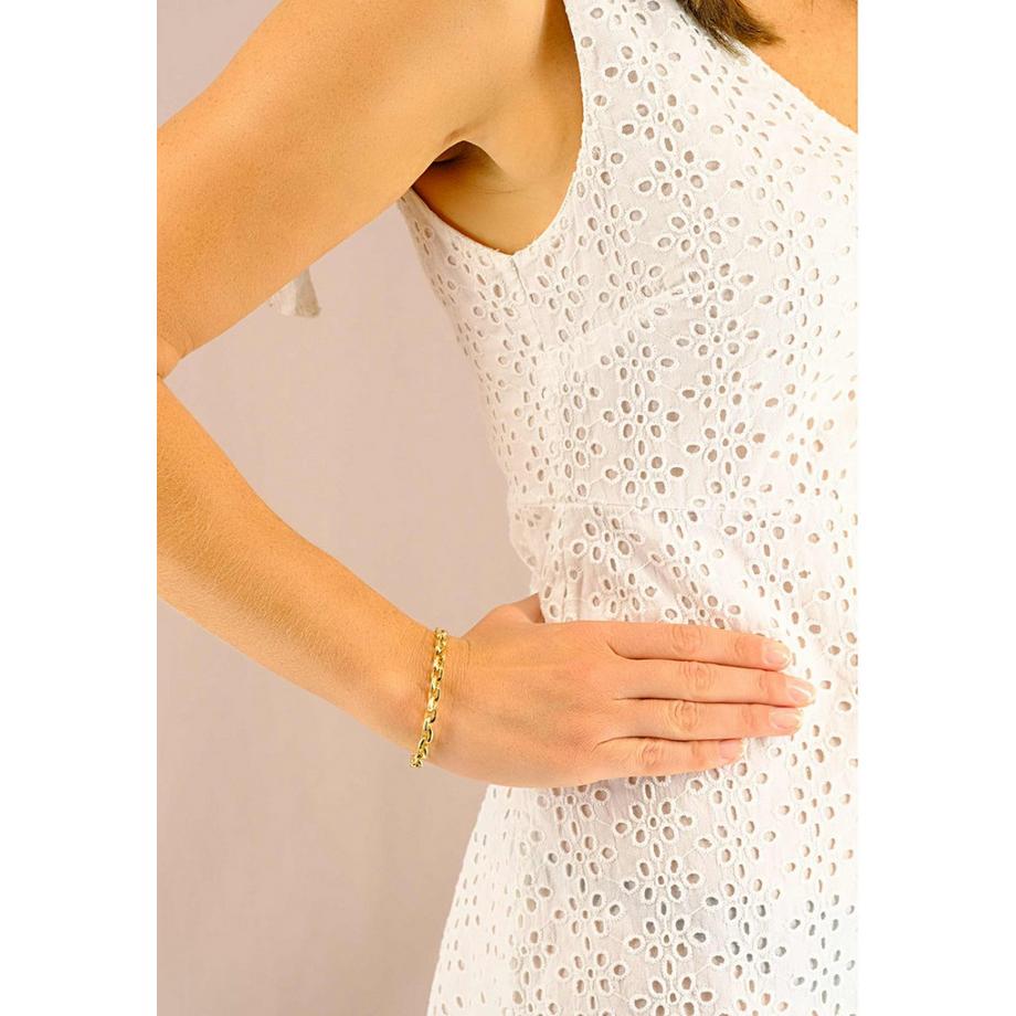 MUAU Schmuck  Bracelet Anker Gelbgold 750, 19cm, 6mm 