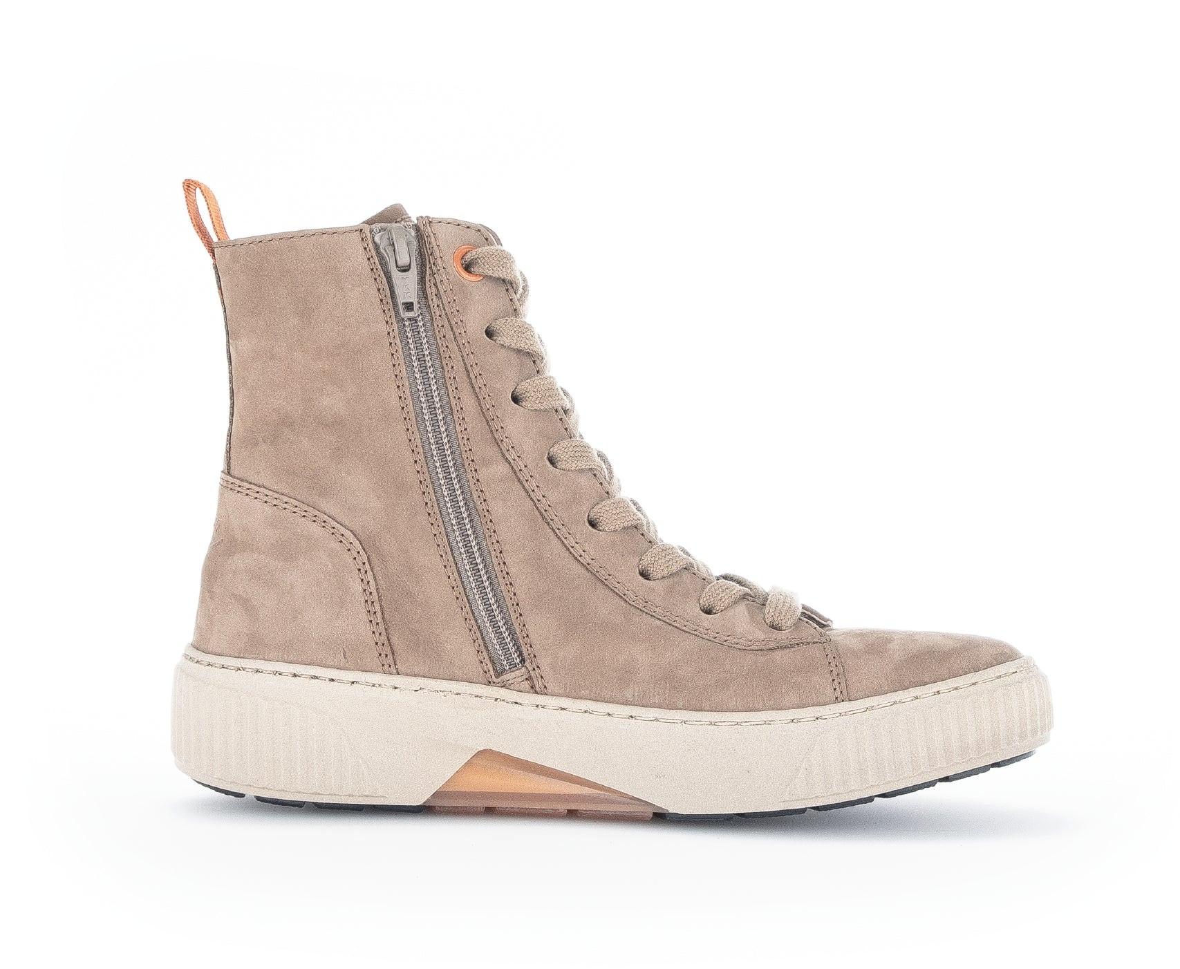 Image of - Nubuk Wandersneaker Damen Tan 42.5