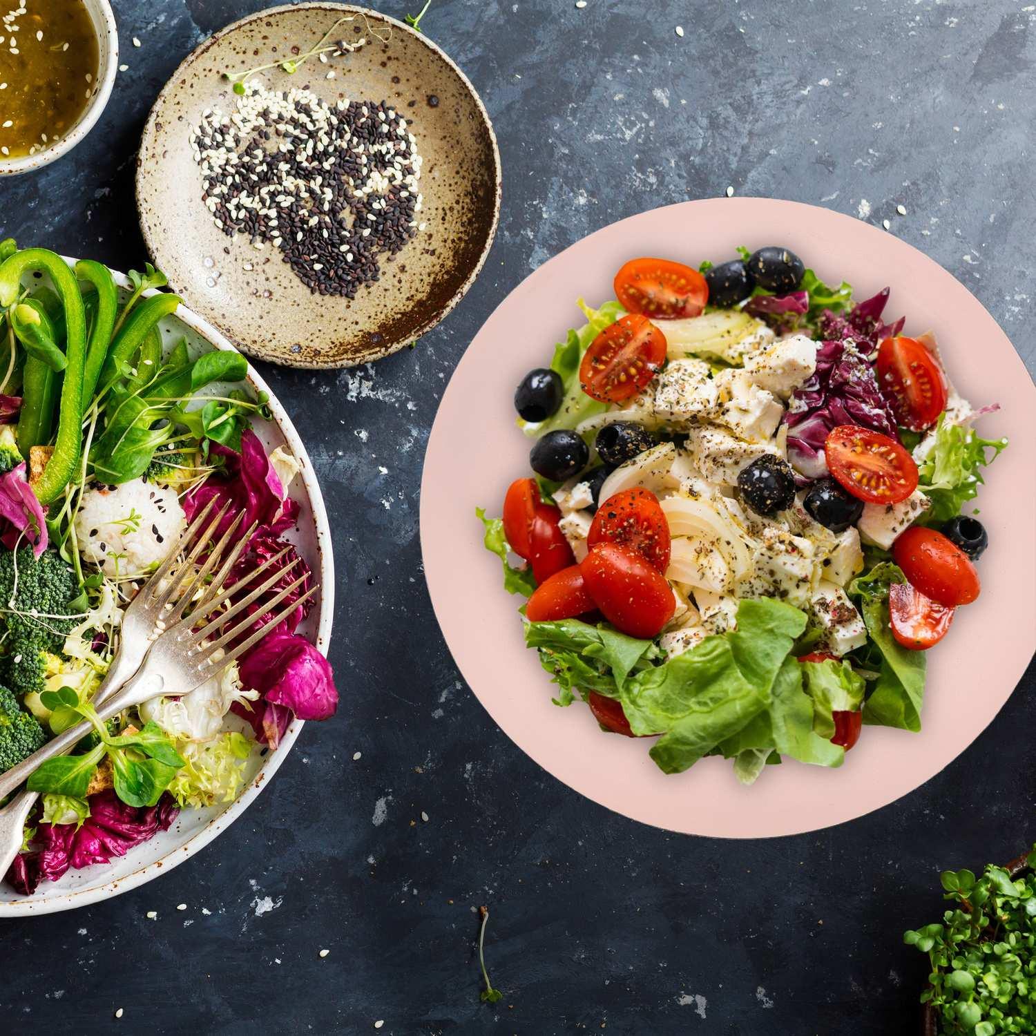 Northix Zweifarbige Servierschüssel aus Edelstahl  