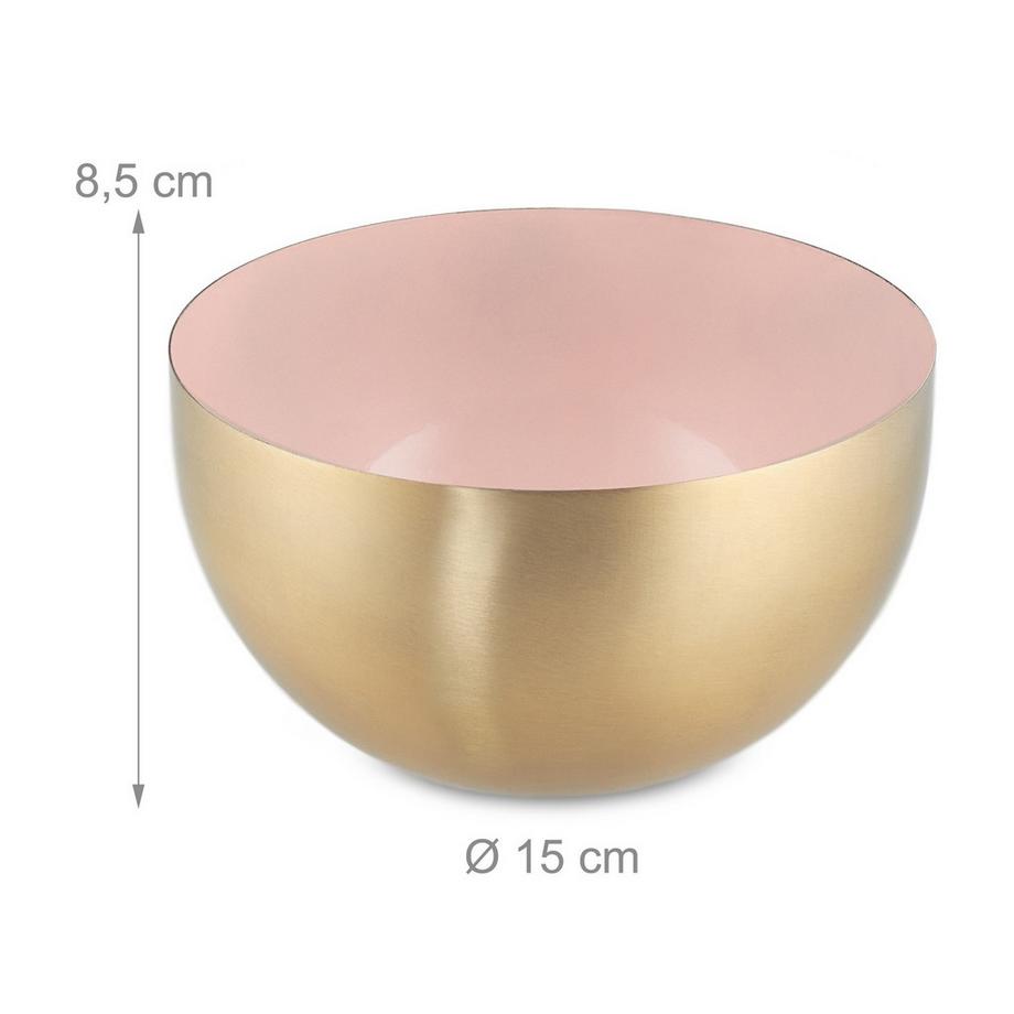 Northix Ciotola da portata in acciaio inossidabile bicolore  