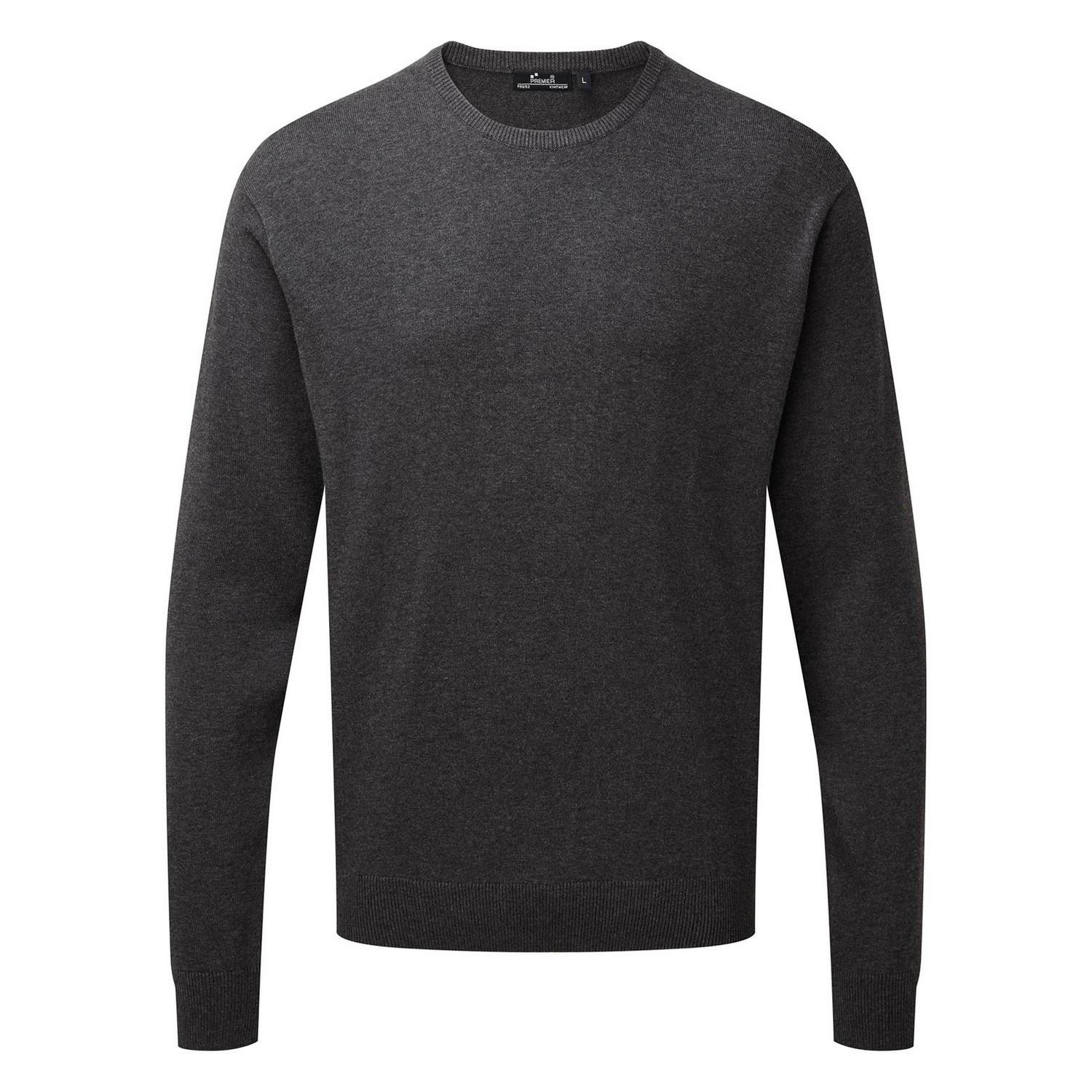 Image of Sweatshirt Rundhalsausschnitt Herren Charcoal Black XXL