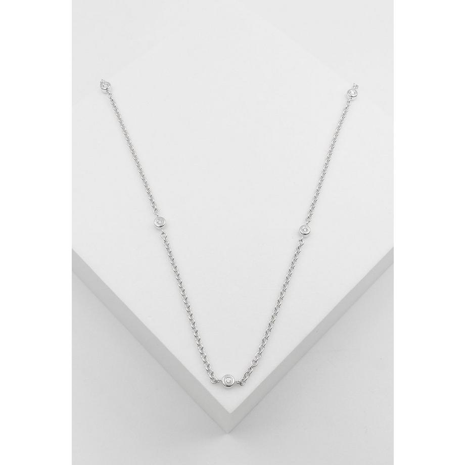 MUAU Schmuck  Collier Rundanker Weissgold 750, 1.9mm, 45cm 