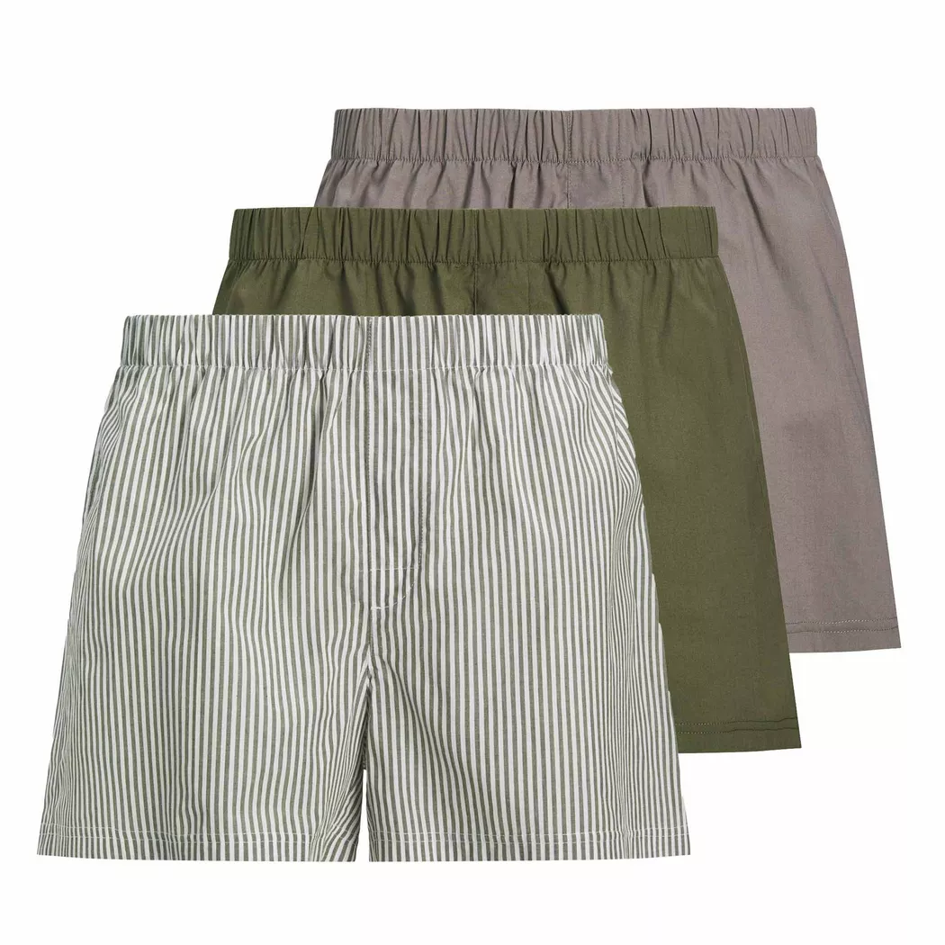 JACMILANO WOVEN BOXERS 3 PACK Herren Web-Boxershorts