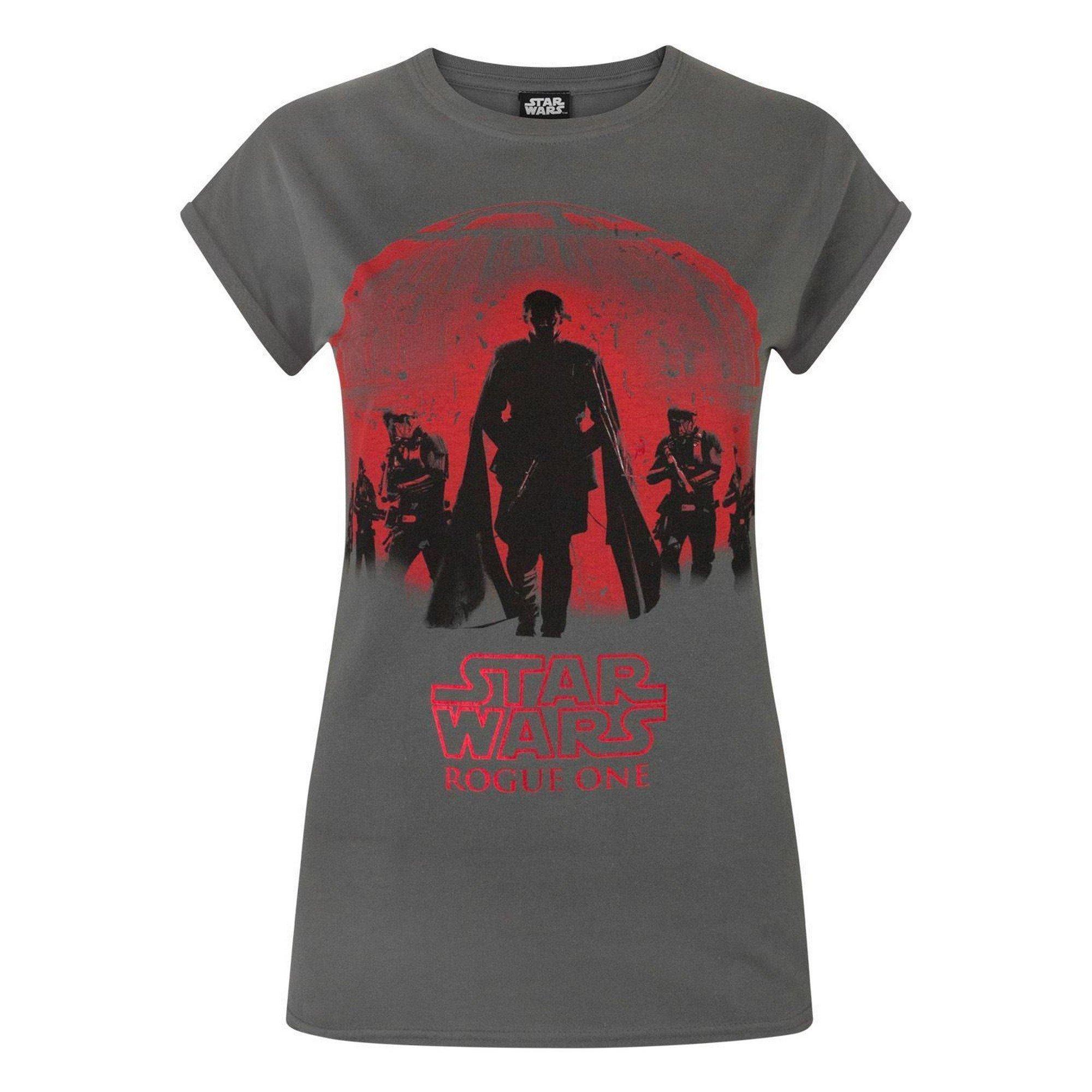 Image of Rogue One Folien Tshirt Damen Grau L