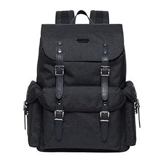 Only-bags.store Retro-Rucksack, Vintage-Jagdrucksack Wanderrucksack mit 14 Zoll Laptopfach für Arbeit, Reisen,  