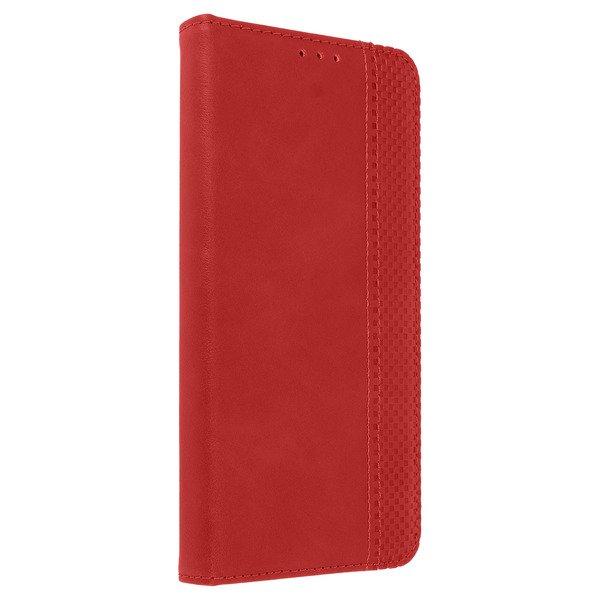 Avizar  Étui Oukitel C21 Portefeuille Rouge 