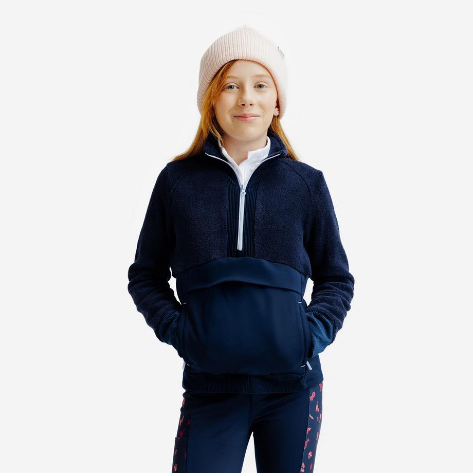 Pile bambino equitazione con zip