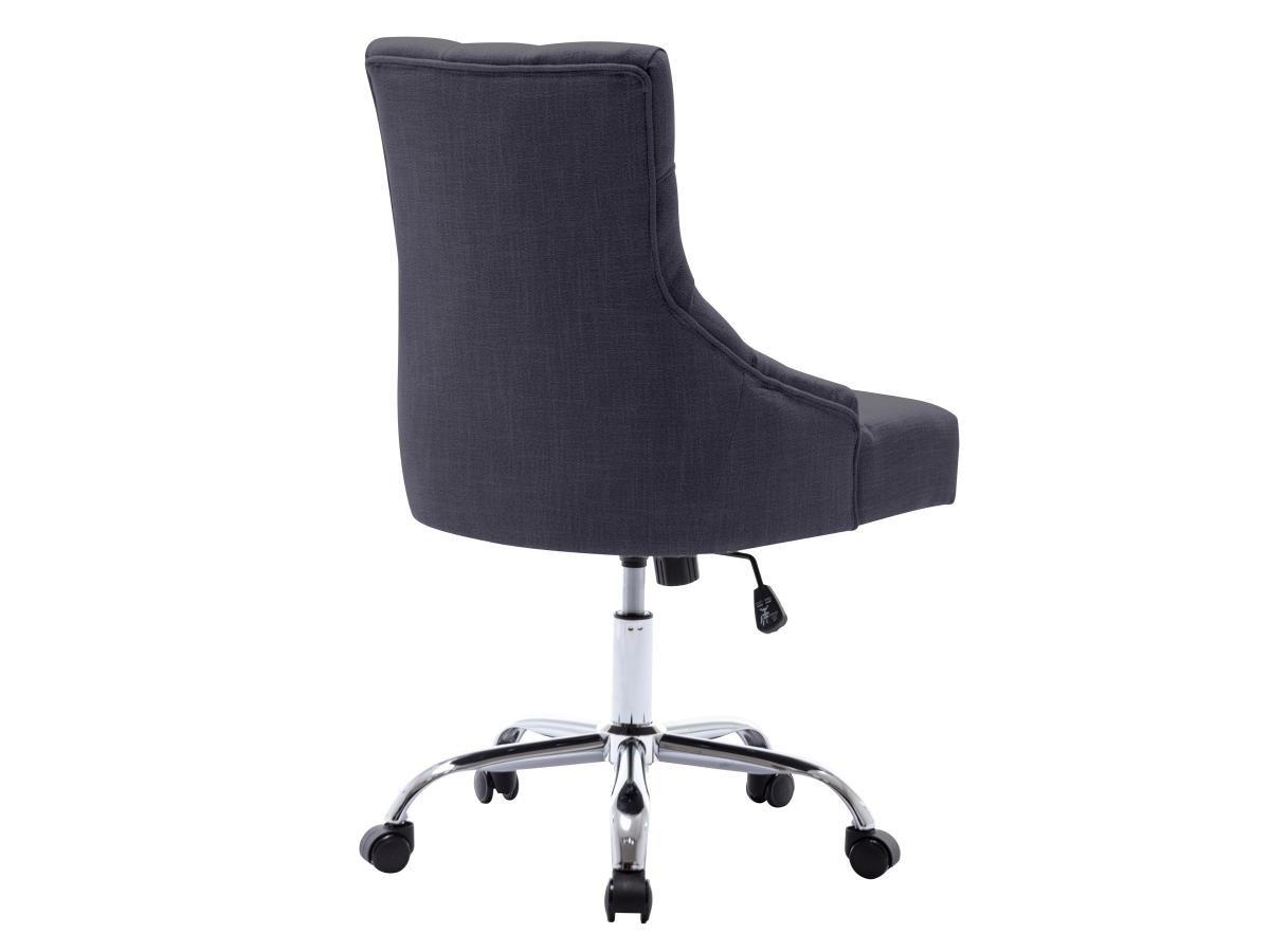 Vente-unique Chaise de bureau - Tissu - Gris - Hauteur réglable - MERVIA  